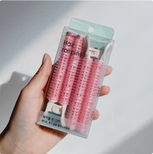 Fillimilli Hàn Quốc Kẹp Tóc Định Hình Búi Đầu Giả Tóc Dày Phía Trước Kẹp Tóc Định Hình Bristle Chất Liệu Nhựa Phụ Kiện Làm Đẹp