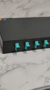 ODF Rack Mount 12 Core SC/MM OM3 Fiber Optic Cable Splice Tray with Pigtail - High-Quality Network Cable Management