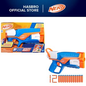 Nerf N Series Agility Blaster 12 Nerf N1 Darts Compatible Only with Nerf N Series Blasters 6 Dart Drum Kids Outdoor Games