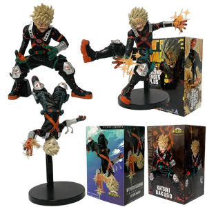 Bandai | Boku no Hero Academia Anime Figure Bakugou Katsuki Action Figure Midoriya Izuku Figurine PVC Car Decoration Collection Model Toy