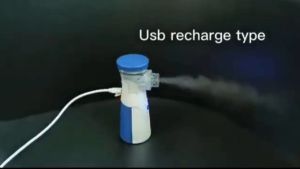 FAST DELIVERY TaffOmicron Alat Terapi Uap Pernapasan Asma Handheld Inhaler Nebulizer Machine