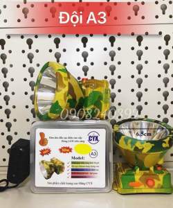 ĐÈN PIN SIÊU SÁNG ĐỘI ĐẦU A3_ 50W - chiếu sáng siêu xa- có sạc và dây đeo