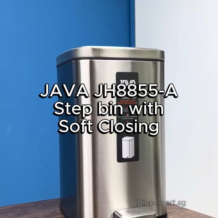 JAVA Dustbin Estelle | JH8855-A | Pedal Bin | Designer Bin | Trash Bin ...
