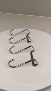 Yiha ตะขอสแตนเลสแบบคู่ S เหมาะแขวน 10 ปริมาณ ประตู ตู้ผ้า