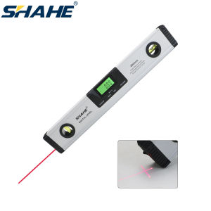 Shahe High Precision 225/400 mm Spirit Level Digital Protractor Angle Finder Inclinometer With/without Laser Angle Gauge