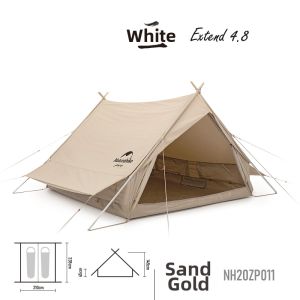 NatureHike | Luxury Thick Cotton Canvas Indian-Style Tent