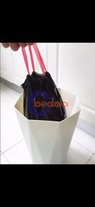 5 roll kantong plastik sampah dengan tali trash bag