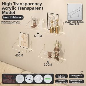SAMEDREAM | Non-drilling Wall Shelf Acrylic