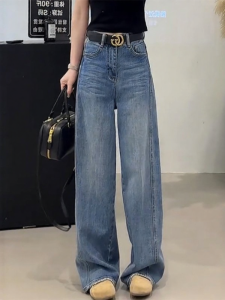 French Design Women Jeans Pants