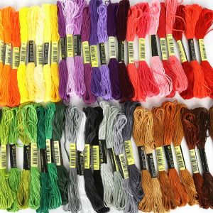 Bộ Chỉ Thêu Chữ Thập Nhiều Màu DMC Chất Liệu Cotton 8/12/24/36 Cuộn Sợi Polyester/cotton Thân Thiện Với Môi Trường Dùng Để May Vá Tự Làm