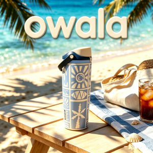 Owala Vintage Surf FreeSip Sway 30 oz Insulated Water Bottle