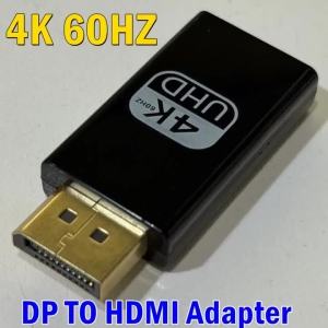 4K DP Male To Female HDMI DisplayPort To HDMI-Compatible Adapter 4K 30Hz/60Hz HD Adapter Video Audio for Laptop PC HDTV