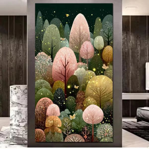 500/1000/1200/2000PCS Magical Forest Tree Landscape Rectangle Paper Jigsaw Puzzle For Adults Home Decoration Gift Brain Teaser