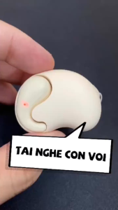 Tai Nghe Bluetooth Mini Hình Voi T18 - Đeo Ngủ Nghiêng Không Đau Cách Âm Tốt Cảm Ứng Thông Minh Nhỏ Gọn Áp Sát Vào Tai