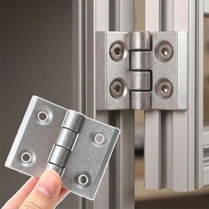 Heavy Duty Door Hinges Connector Aluminum Alloy Window Cabinet Flolding Door Hinges Fitting Tool Furniture Hardware Accessories
