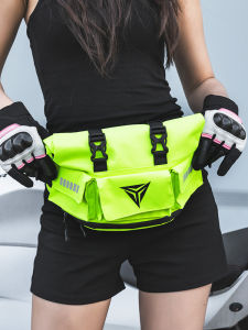 MOTOWOLF Mens Motorcycle Riding Waist Bag Large Capacity Commuter Casual Crossbody Bag Waterproof Wear-resistant Knight Bag