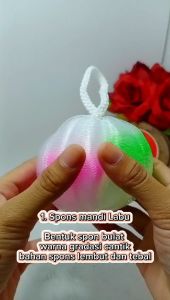 Spon Mandi 15gram Polos Isi 12pcs Spon Busa Mandi