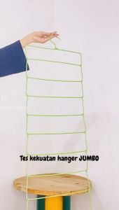 Gantungan jilbab susun JUMBO / Hanger hijab / Gantungan hijab / Hanger 9 susun / Hanger lapis selang