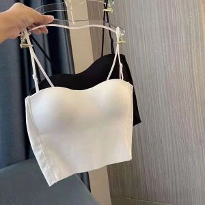 เสื้อกั๊กยาวผ้าไหมน้ำแข็งสำหรับผู้หญิง ทรงยูนิเซ็กซ์ ทรงเข้ารูป ยางยืด ยางพารา โยคะ ชุดชั้นใน ชุดชั้นใน ชุดชั้นใน