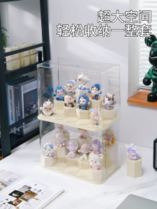 【Ready Stock】Kotak Paparan Rak  Acrylic Display Box Rack  Case Blind Box Bricks Storage Toy