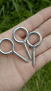 (10 cái) Vít Khuy Tròn Treo Móc Màng 6x4