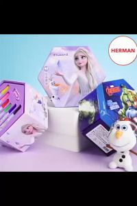 46pcs 54pcs Drawing Coloring Set Crayon Set Water Colours Stationery Gift Set Kids Birthday Set Present Set Lukisan