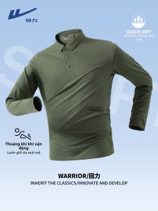 Warrior | Áo Thun Dài Tay Nam Thể Thao Khô Nhanh Cho Việc Đào Tạo Chạy Bộ