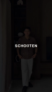 Schouten Pedro Polo Knit Tweed - Kaos polo pria