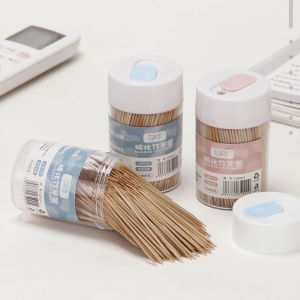 Creative Carbonized Bamboo Toothpick Holder Home Use Personalized High End Toothpick Jar Restaurant Special Toothpick Bottle