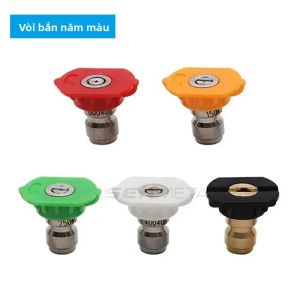 Súng Phun Nước Rửa Xe Áp Lực Cao SEAMETAL Với Đầu Nối Nhanh Vòi Phun Hình Quạt - Lõi Nhôm Phụ Kiện Rửa Xe Năm Màu