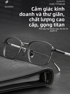 LUYING | Kính Chống Mệt Mỏi Bảo Vệ Ánh Sáng Xanh Titanium cho Nam Trung Niên và Người Già