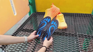 SURE FEET Outdoor Sports Shoes (SF2011) | Orange x Yellow | Breathable Lightweight Sneakers for Men & Women