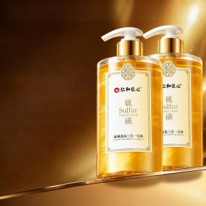 RENHEJIANGXIN | Sulphur Anti-Mite Itch Relief Back Acne Treatment Deep Cleaning Long-lasting Fragrance Shower Gel