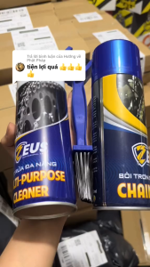 Dưỡng Sên Bôi Trơn Sên Zeus Chain Lube 400ml Cho Xe Máy- Cam kết chính hãng