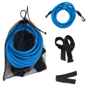 Swimming Training Elastic Rope Pulling Belt Set Water Resistance Fitness Equipment Retail Sport Swimming Traction Kit
