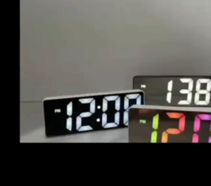 （SG现货）闹钟学生用静音床头简约创意电子钟儿童多功能小时钟宿舍闹铃夜光