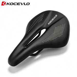 KOCEVLO | KOCEVLO Bicycle Saddle Mtb Road Bike Steel Saddles Mountain Bike Racing Saddle Pu Breathable Soft Comfortable Cushion 245x155mm