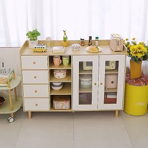 ตู้เก็บของในห้องครัว  ตู้ในห้องครัว ตู้อเนกประสงค์ ตู้ในครัว ขนาด90x35x90CM ความจุขนาดใหญ่ แข็งแรงรับน้ำหนักได้มาก พร้อมส่งในไทย