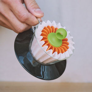 TWTOPSE Coffee Filter Paper Assistant For Cake Filter Cup 155 Filter Paper Food Grade PP Material Pressure Paper Dispenser