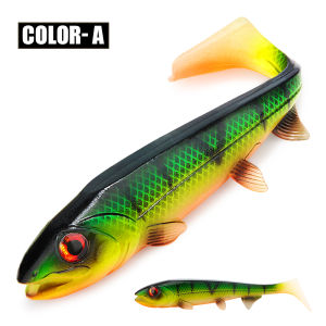 Spinpoler Bombshad Floating Soft Swimbait Square Paddle‑Tail Shad Lure 14cm/25g 18cm/53g For Pike Bass Perch Predator Fishing