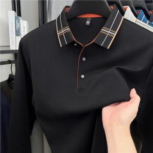 Áo Thun Polo Nam Tay Dài Cổ Bẻ Cao Cấp Thương Hiệu America Pig Dành Cho Doanh Nhân Mùa Xuân Thu 2025 Mẫu Mới