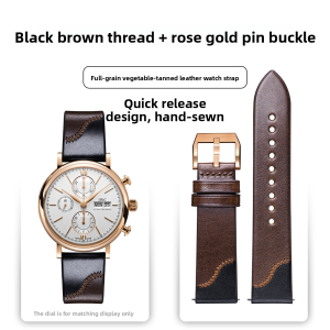 Deetle | Mens Mechanical Watch with Genuine Leather Strap
