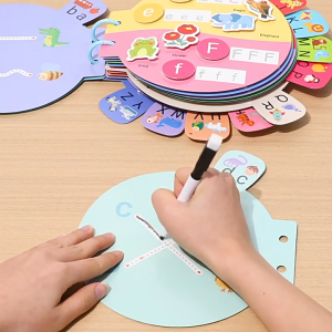 SKISOPGO Baby Busy Book Alphabet Color Numbers Matching Montessori Early Learning Quiet Book Activity Book