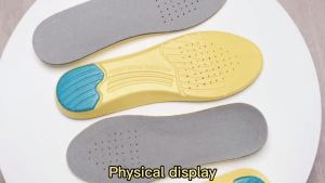 1Pair Memory Foam Insoles Sports Midsole Sweat-absorbent Insoles Sneaker Insert Breathable Deodorization Insole Shoe Accessories