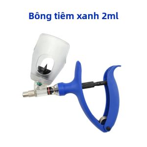 Kim Tiêm Tự Động Điều Chỉnh 2/5ml Dùng Cho Thú Y Gia Cầm - Kim Tiêm Liên Tục Bằng Thép Không Gỉ Dùng Cho Tiêm Gia Súc - Gà Lợn Bò Cừu