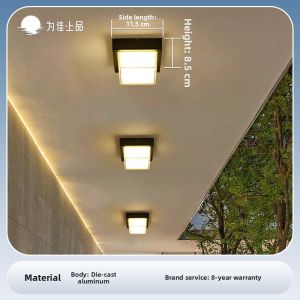 VINCAN | Waterproof Mini Round Lamp for Outdoor Use