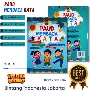 PAUD MEMBACA KATA BERGAMBAR  & FULLCOLOUR