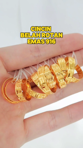 Emas 916 Cincin | Gold 916 Ring RR08