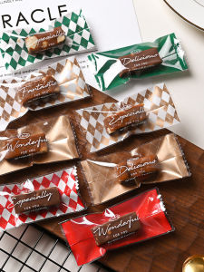 Túi Đóng Gói Kẹo Taffy Tiếng Anh Trong Suốt Mẫu Mới Bánh Hạnh Nhân Muối Biển Túi Niêm Phong Máy Đường Cà Phê Túi Kẹo