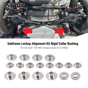 PIKBUK MQB Subframe Lockup Alignment Kit Rigid Collar Bushing Set for VW Golf 7 Passat Audi S3 SEAT Leon Skoda Octavia Aluminum